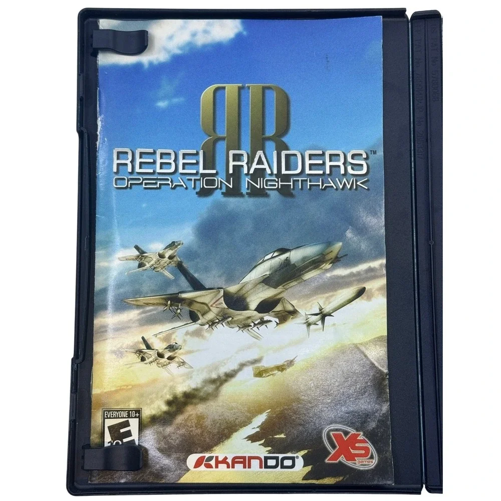 Rebel Raiders Operation Nighthawk Sony PlayStation 2 PS2 Game with Manual
